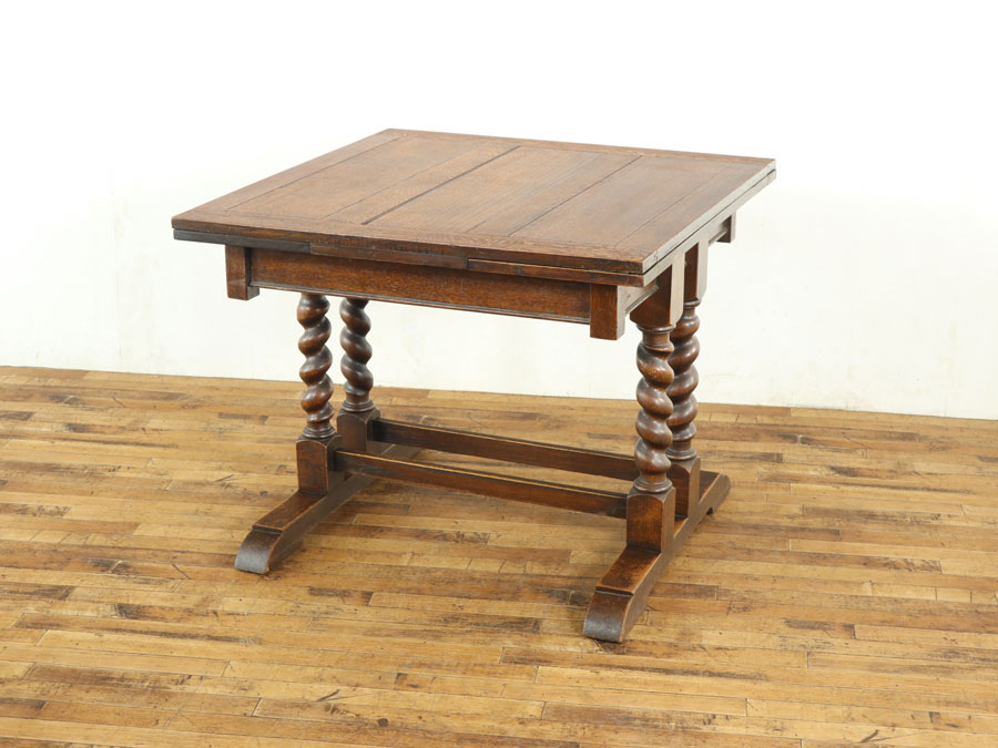 珍しいスタイル ツイストレッグ ドローリーフテーブル 58101