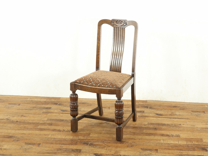 木製 テーブルと椅子4脚セット アンティーク アンティーク木製テーブル