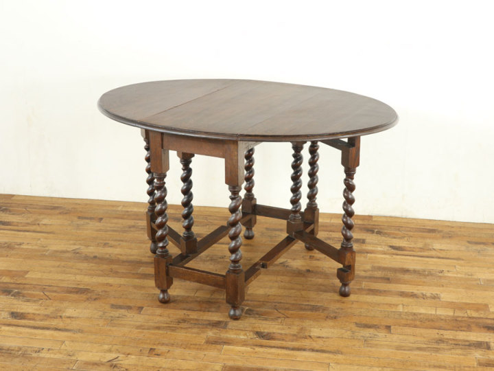 ちょっとレアサイズなゲートレッグテーブル 58159 アンティーク家具