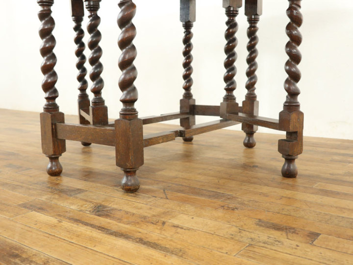 ちょっとレアサイズなゲートレッグテーブル 58159 アンティーク家具