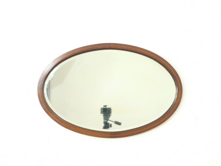 アンティーク 英国調 オーバル型 壁掛け鏡 ウォールミラー レトロ オーバル型 ウォールミラー 58219 アンティーク家具 ウェブサイト商品