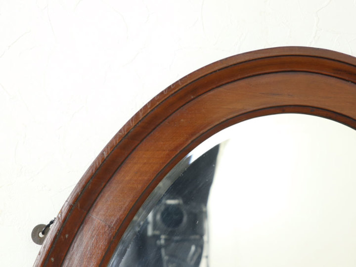 マホガニーフレーム ウォールミラー 58241 アンティーク家具 ウェブ