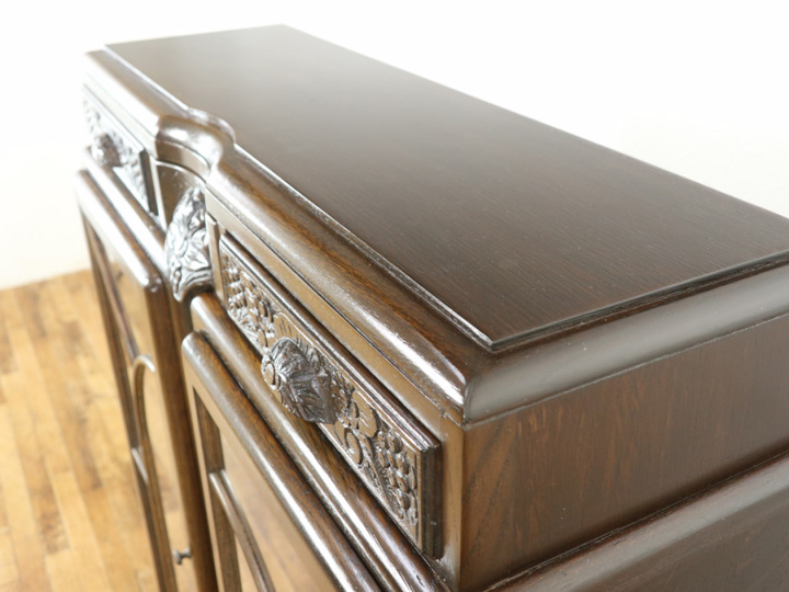 落ち着いた雰囲気 引き出し付きタイプ ブックケース 58273