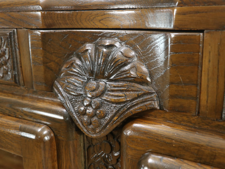 落ち着いた雰囲気 引き出し付きタイプ ブックケース 58273