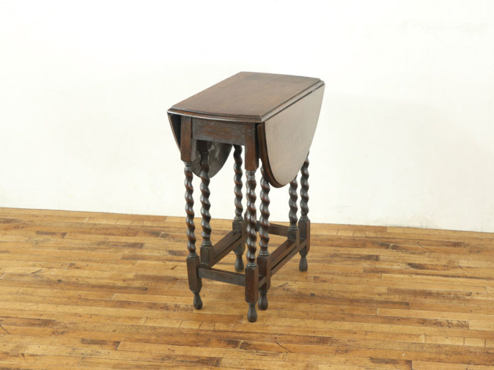 イギリスアンティーク　ゲートレッグテーブル　バタフライ レトロ　アンティーク Gate Leg Table / ゲートレッグテーブル 〈ダイニングテーブル
