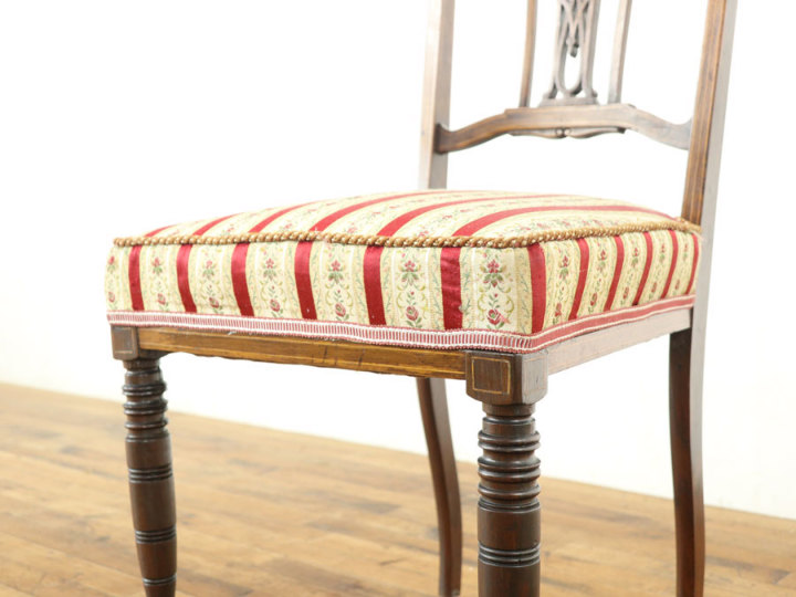 繊細で上品なたたずまい エドワーディアンチェア 58420 アンティーク