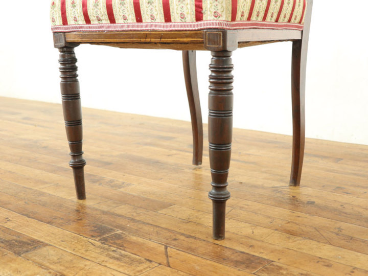 繊細で上品なたたずまい エドワーディアンチェア 58420 アンティーク