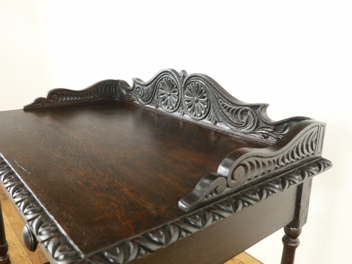 アンティーク風デスク 1900年頃 イギリスアンティーク ダークカラーデスク 58454