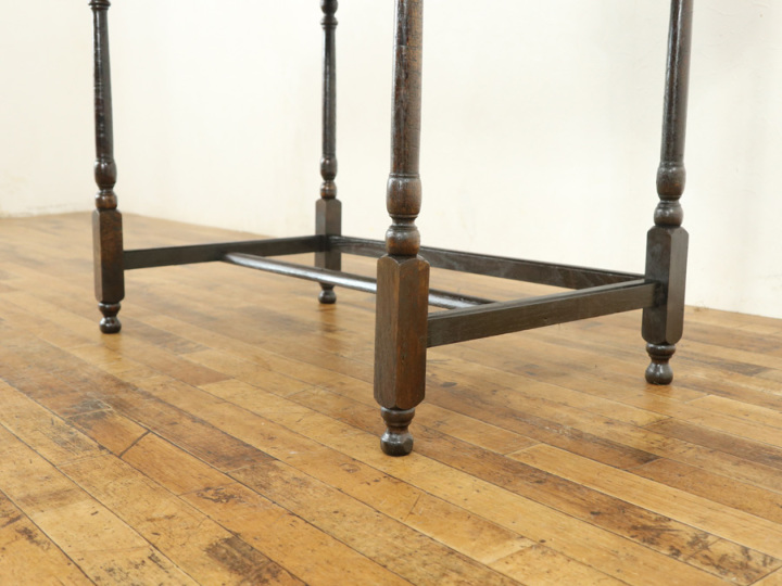 1900年頃 イギリスアンティーク ダークカラーデスク 58454