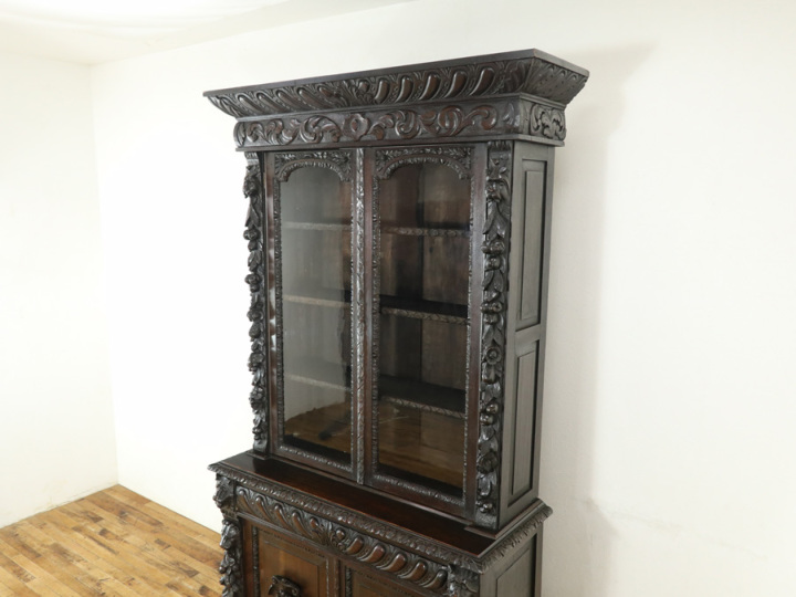 イギリス アンティーク　家具 ディスプレイ キャビネット 1930年頃 301A イギリス アンティーク 家具 ディスプレイ キャビネット 1930