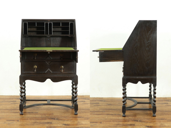 引き取可能　期間限定1万円値下げ　イギリスアンティーク ライティングビューロー 1960年代のアンティーク アーコール ビューロー(d-729-f