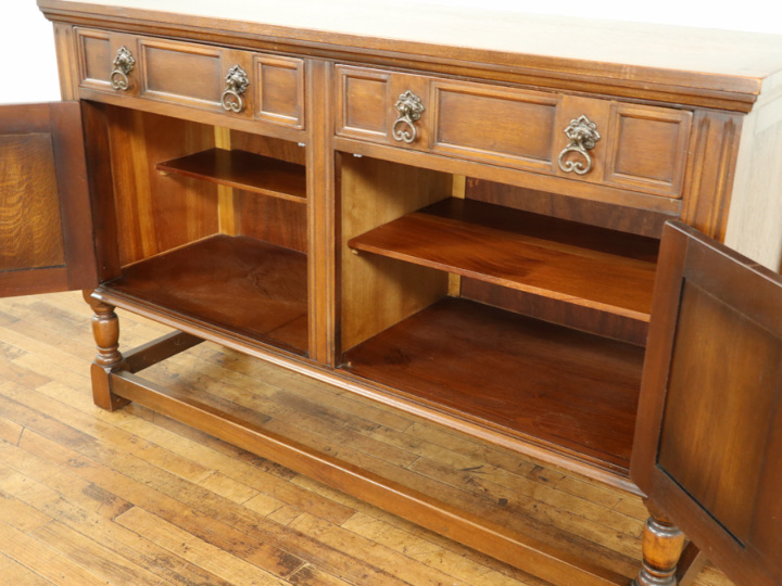 昭和のサイドボード イギリスサイドボード 58632 アンティーク家具 ウェブサイト商品