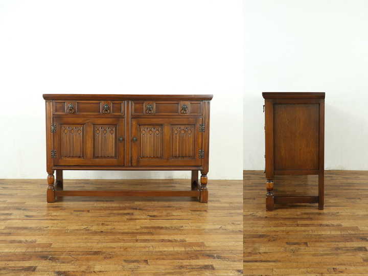 イギリス　ヴィンテージ　サイドボード　アンティーク家具 イギリスサイドボード 58632 アンティーク家具 ウェブサイト商品