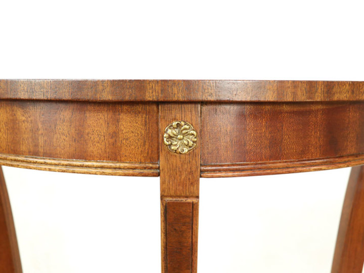 クロッチ杢とリボン杢、マホガニー材を活かしたコンソール 58650