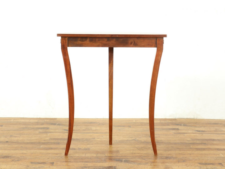 クロッチ杢とリボン杢、マホガニー材を活かしたコンソール 58650