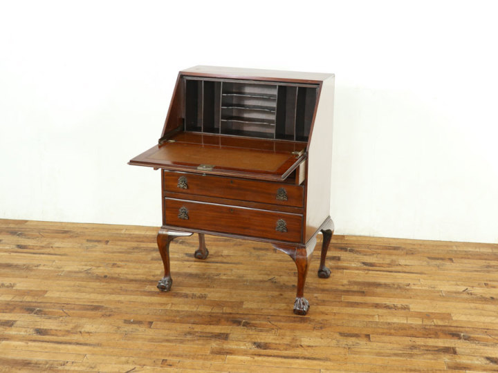 ボールアンドクローフット ライティングビューロー 58715 アンティーク