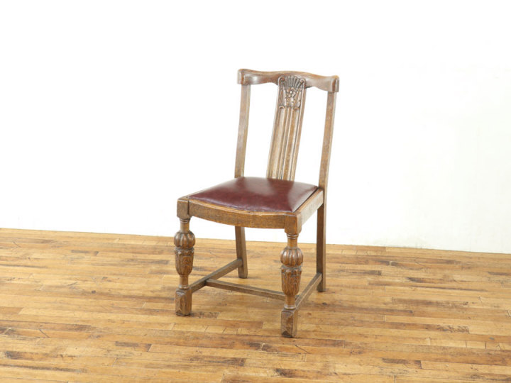 アンティーク椅子✨天然虫食加工✨１９９５年✨２脚セット✨送料手間