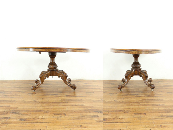 優雅なクォータリング、チルトトップテーブル（ルーテーブル/loo