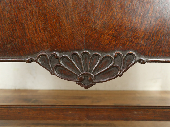 面取りガラスと印象的なデザイン 6枚扉 ブックケース イギリス