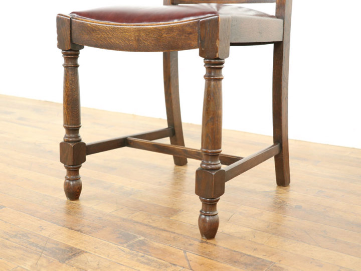 アンティーク　ダイニングチェア 美しさを残したデザインの引き算、シンプルなダイニングチェア 58876