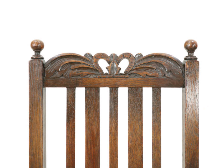 イギリスアンティーク クラウントップ アームチェア 58887