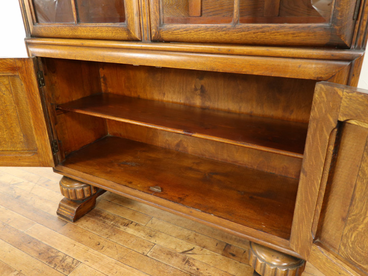 イギリスアンティークブックケース 58914 アンティーク家具 ウェブ