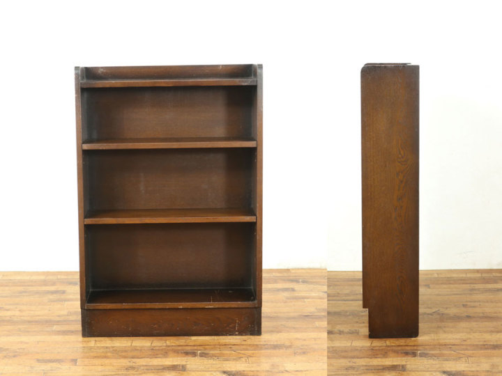 素朴さのなかに味わい深さが詰まった オープンブックケース 59026