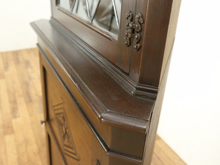 アンティーク　アメリカン　キャビネット コーナーキャビネット 59039 アンティーク家具 ウェブサイト商品