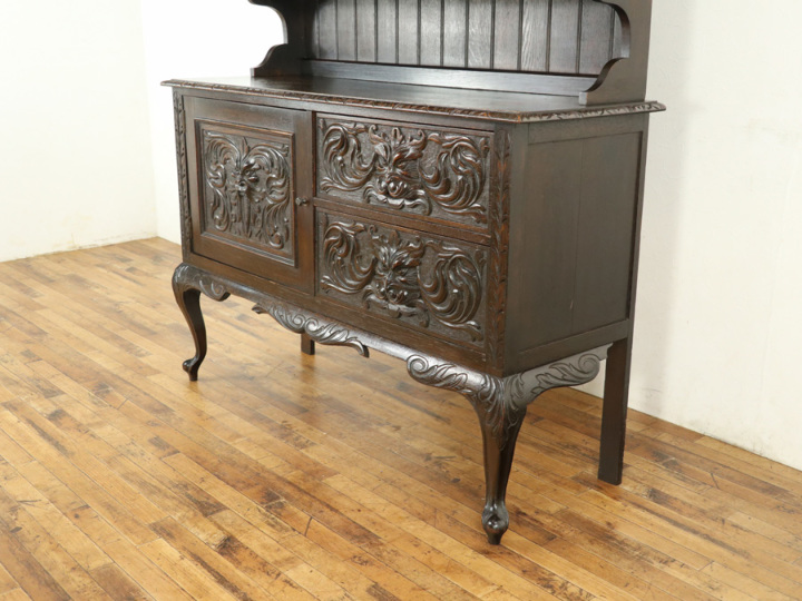 イタリア製ビンテージの緑のカップボード イタリア製ビンテージの緑の