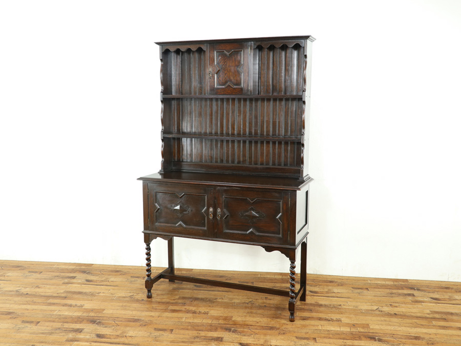 イギリスアンティーク カップボード 59067 アンティーク家具 ウェブ