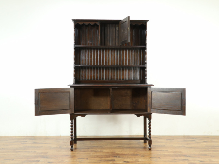 イギリスアンティーク カップボード 59067 アンティーク家具 ウェブ