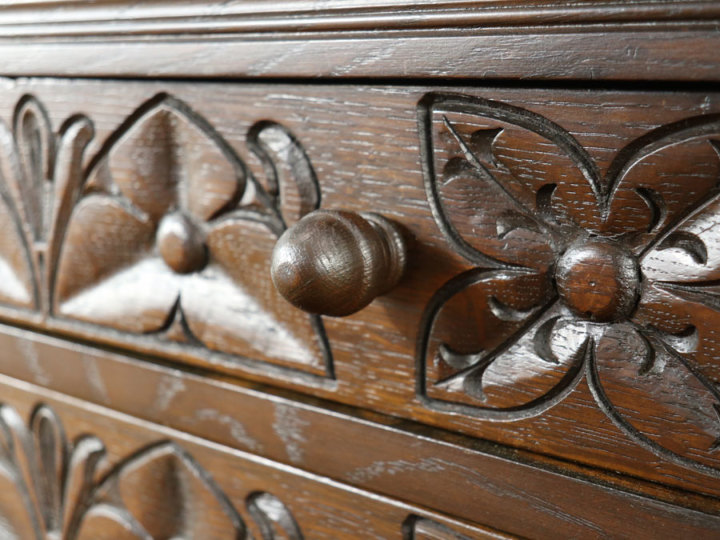 イタリアンアンティークチェスト 小ぶりなサイズも魅力 スモールチェスト 59093 アンティーク家具