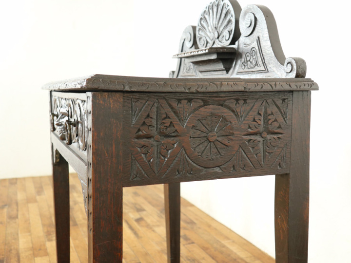 引き出し付きサイドテーブル 59112 アンティーク家具 ウェブサイト商品