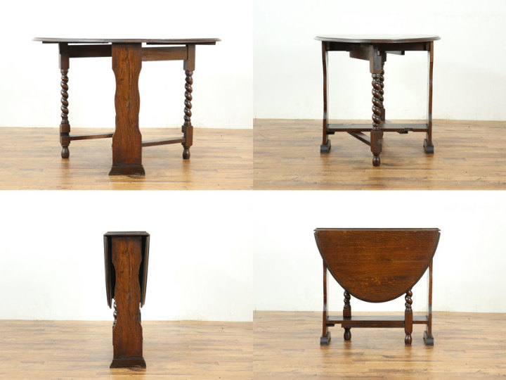 英国アンティーク オーク材 オケージョナルテーブル 引出付き サイドチェスト 英国アンティーク オーク材 オケージョナルテーブル 引出付き サイド