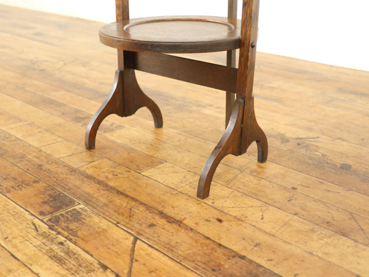 アンティーク　二段式ケーキスタンド Pewter2段ケーキスタンドBird Cage