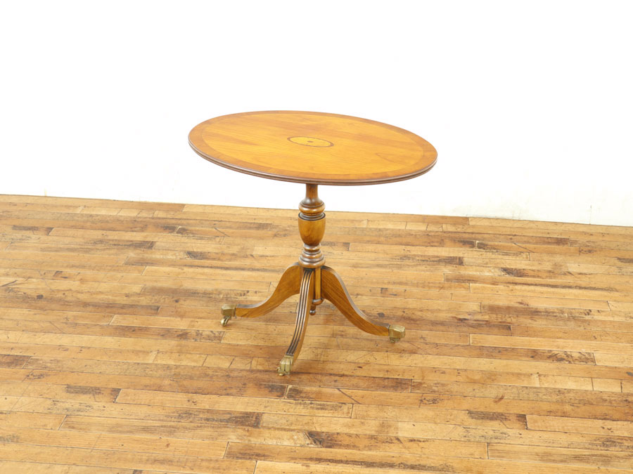 楕円形天板 ウッドトップタイプ ワインテーブル 59159