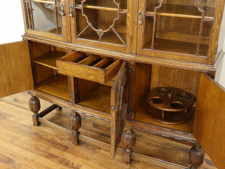 イギリス アンティーク家具 ディスプレイ キャビネット 1930年頃 775A イギリス アンティーク家具 ディスプレイ キャビネット 1930年頃 775A