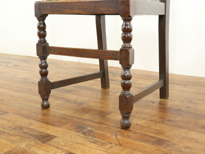 イギリスアンティーク クラウントップ ダイニングチェア 59241在庫2脚