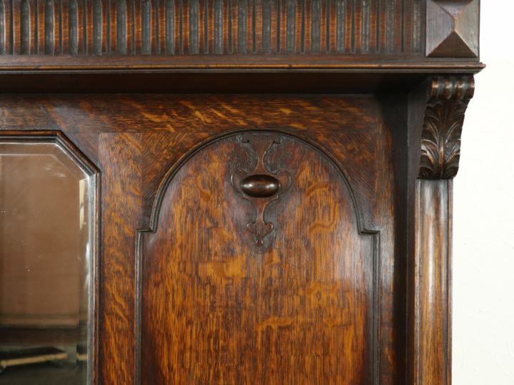 ミラー下の棚が可愛い ミラーバックサイドボード 59262 アンティーク