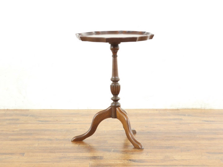 天板ふちがかわいい ウッドトップワインテーブル 59410 アンティーク