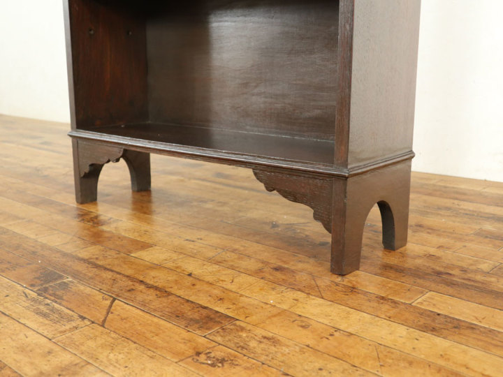 落ち着きのある魅力 イギリスアンティーク家具 本棚 オープン