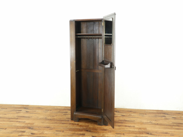 お店のクロークにもおすすめ 英国ワードローブ 59441 アンティーク家具
