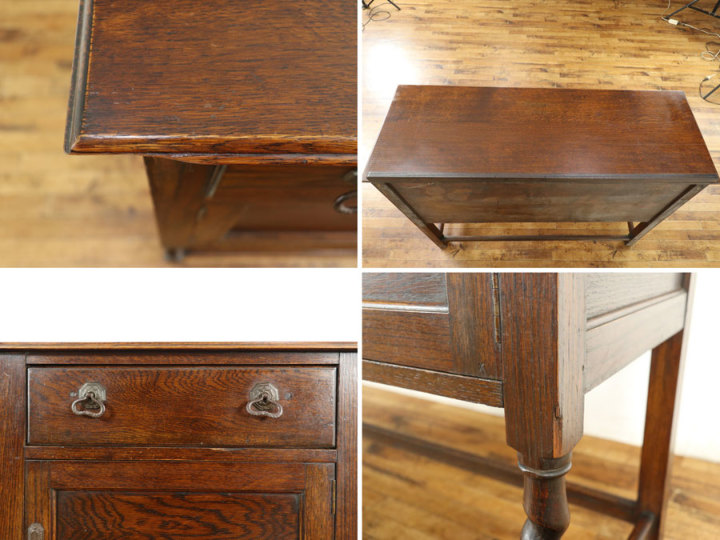 シンプルを極めた イギリスアンティークサイドボード 59497