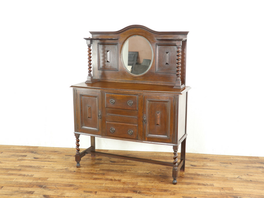 イギリスアンティーク ミラーバックサイドボード 59498 アンティーク