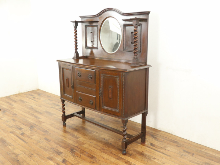 イギリスアンティーク ミラーバックサイドボード 59498 アンティーク