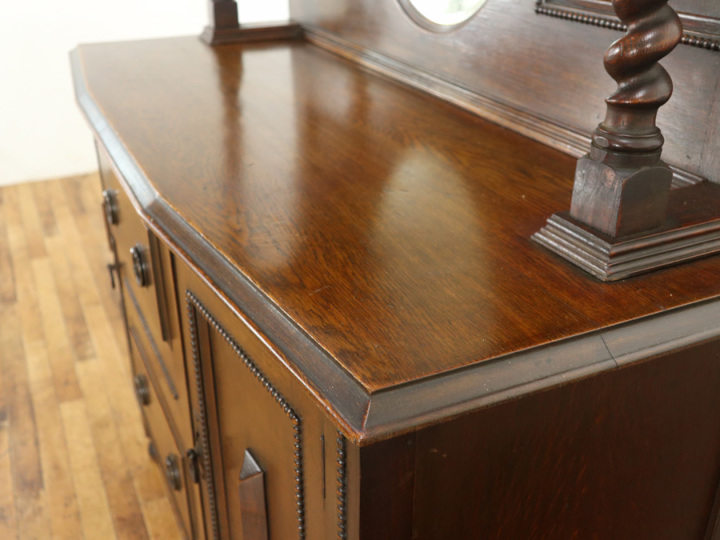 イギリスアンティーク ミラーバックサイドボード 59498 アンティーク