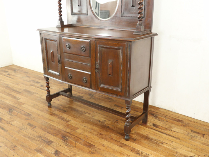 イギリスアンティーク ミラーバックサイドボード 59498 アンティーク