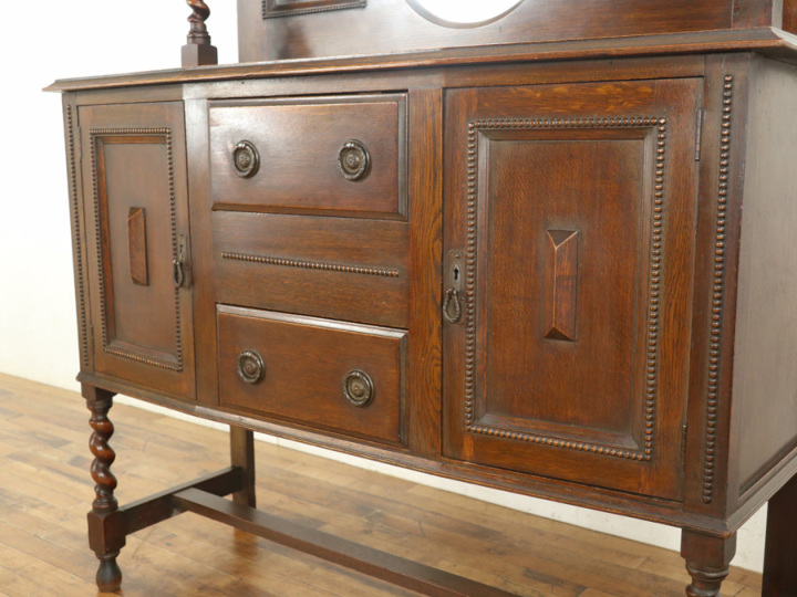 イギリスアンティーク ミラーバックサイドボード 59498 アンティーク