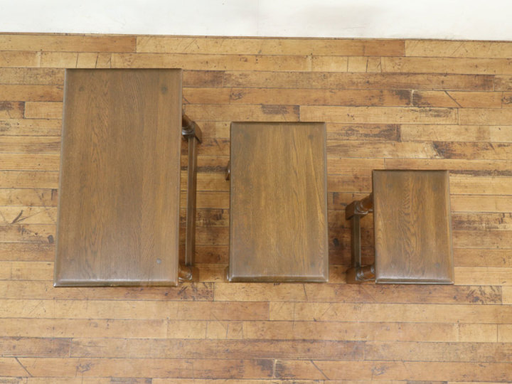 アンティーク ネストテーブル ウッドトップタイプ ネストテーブル 59542 アンティーク家具 ウェブ