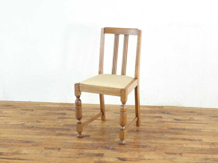 素朴な魅力 張替済ダイニングチェア 59579在庫3脚 アンティーク